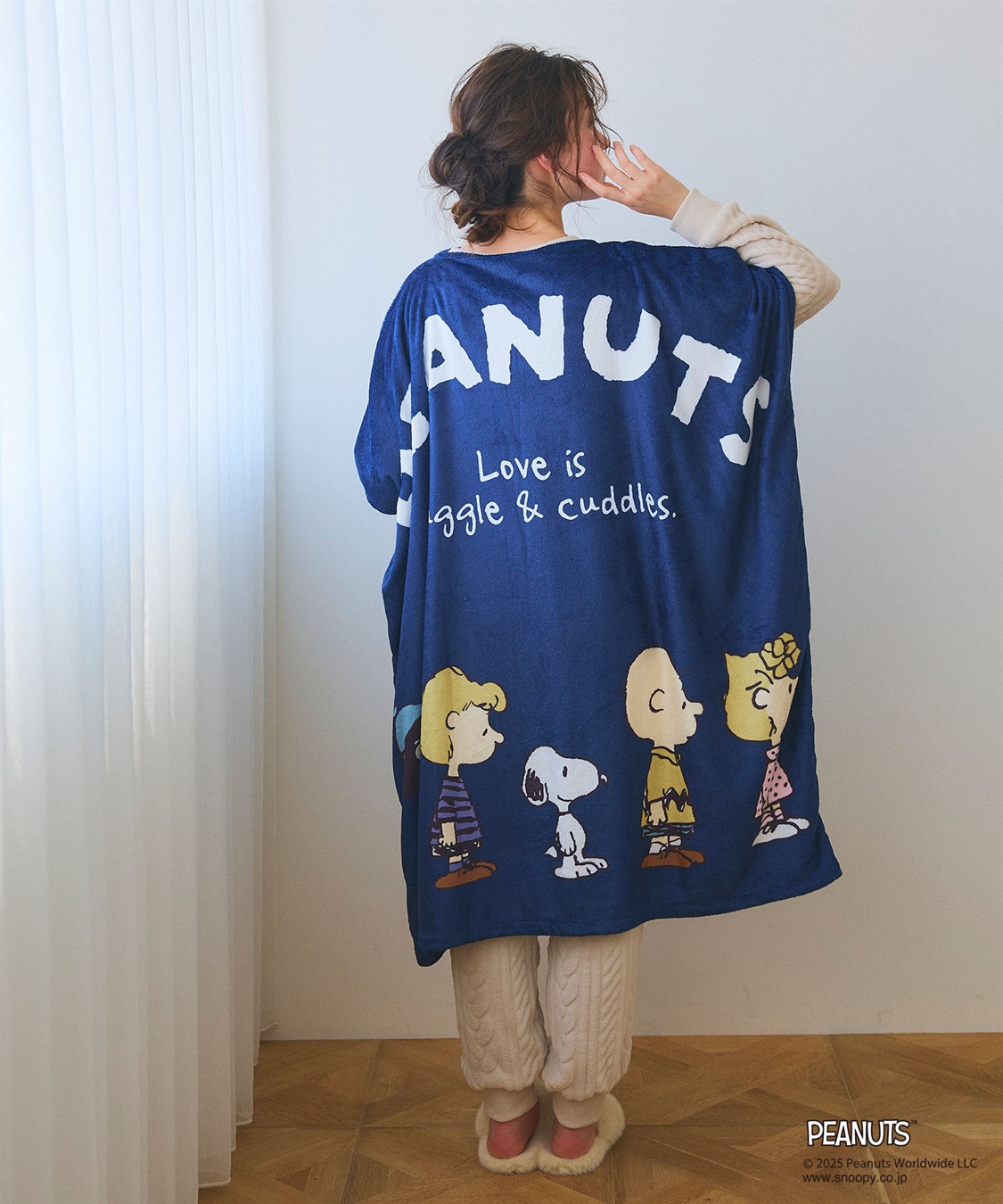 Life Style by cross marche 【PEANUTS/ピーナッツ】スヌーピーと仲間たち あったか着るフリースウェア_sub_18