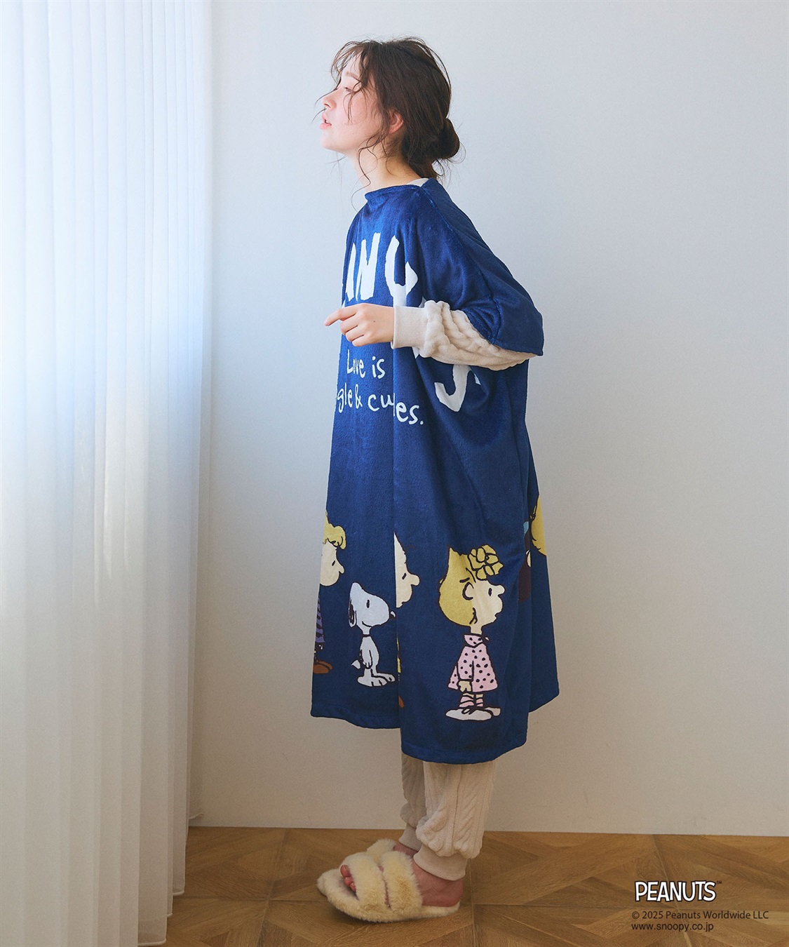 Life Style by cross marche 【PEANUTS/ピーナッツ】スヌーピーと仲間たち あったか着るフリースウェア_sub_20
