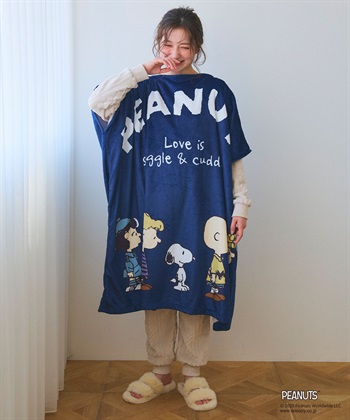 Life Style by cross marche 【PEANUTS/ピーナッツ】スヌーピーと仲間たち あったか着るフリースウェア_subthumb_25
