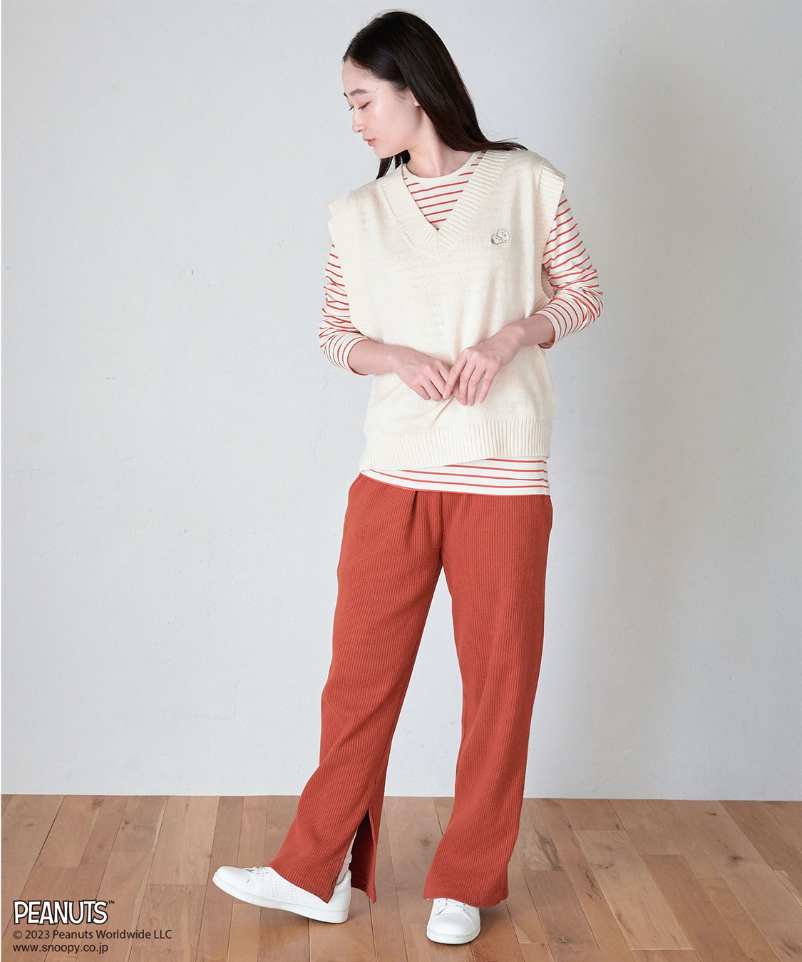 chara station 【ピーナッツ/PEANUTS】スヌーピー刺繍ベスト_sub_13