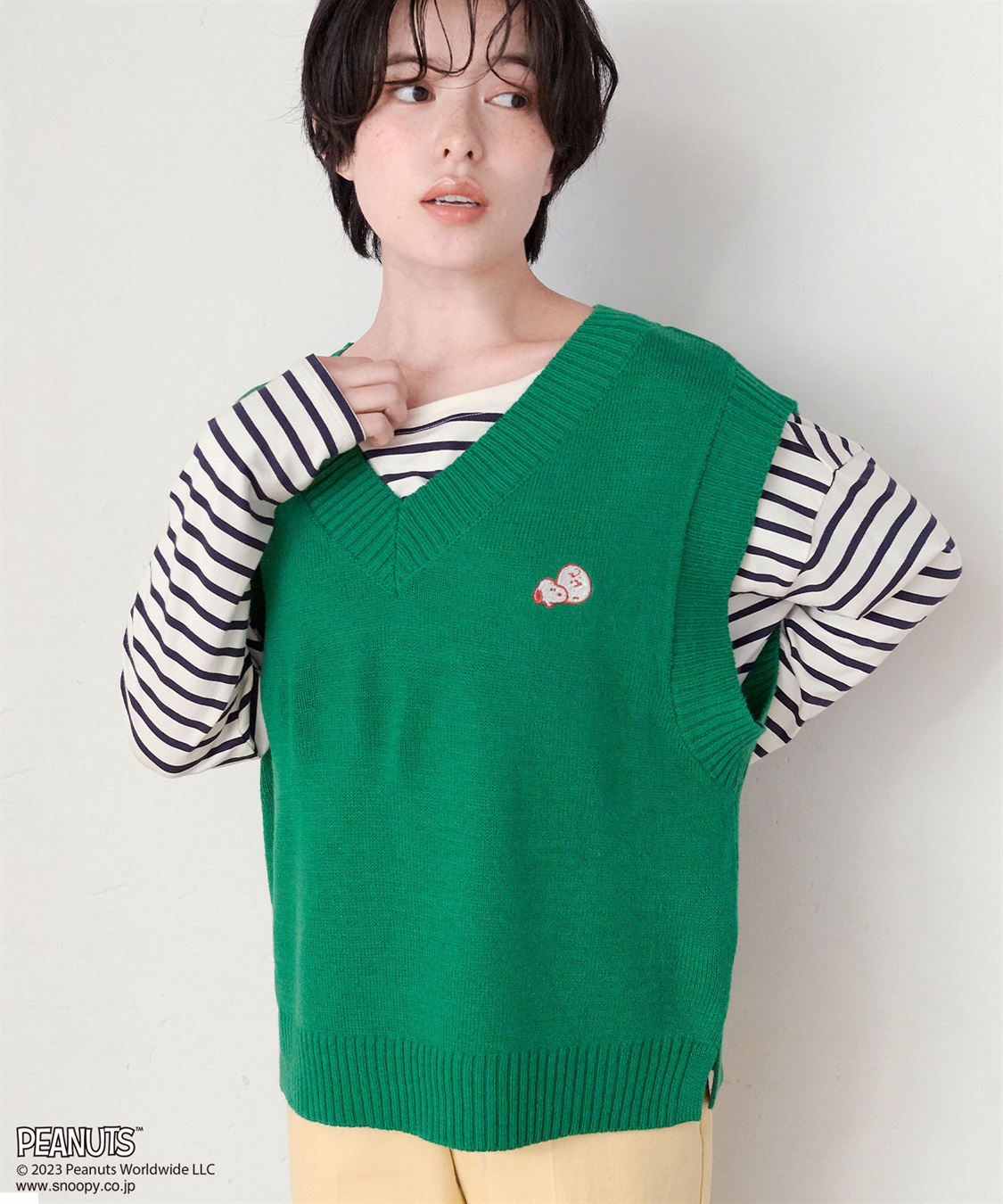 chara station 【ピーナッツ/PEANUTS】スヌーピー刺繍ベスト_sub_22
