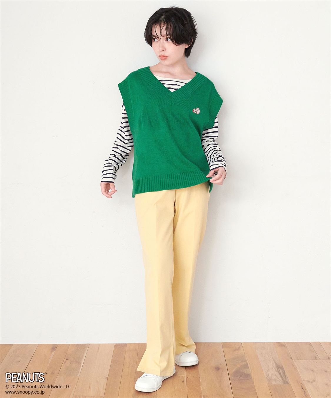chara station 【ピーナッツ/PEANUTS】スヌーピー刺繍ベスト_sub_23