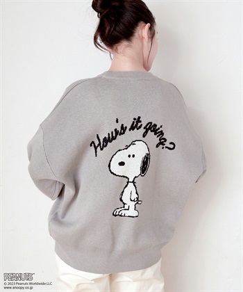 Life Style by cross marche 【ピーナッツ/PEANUTS】スヌーピービックプリントジャガードニット_subthumb_8