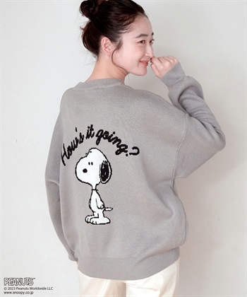 Life Style by cross marche 【週末限定SALE】【ピーナッツ/PEANUTS】スヌーピービックプリントジャガードニット_subthumb_10