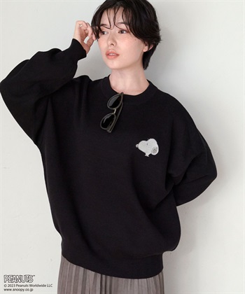 Life Style by cross marche 【週末限定SALE】【ピーナッツ/PEANUTS】スヌーピービックプリントジャガードニット_subthumb_14