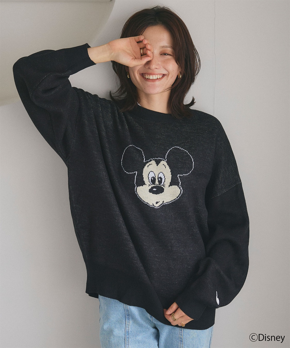 Life Style by cross marche 【Disney/ディズニー】Mickey Mouse/ミッキーマウス/ジャガードニットプルオーバー《新色追加》_sub_18