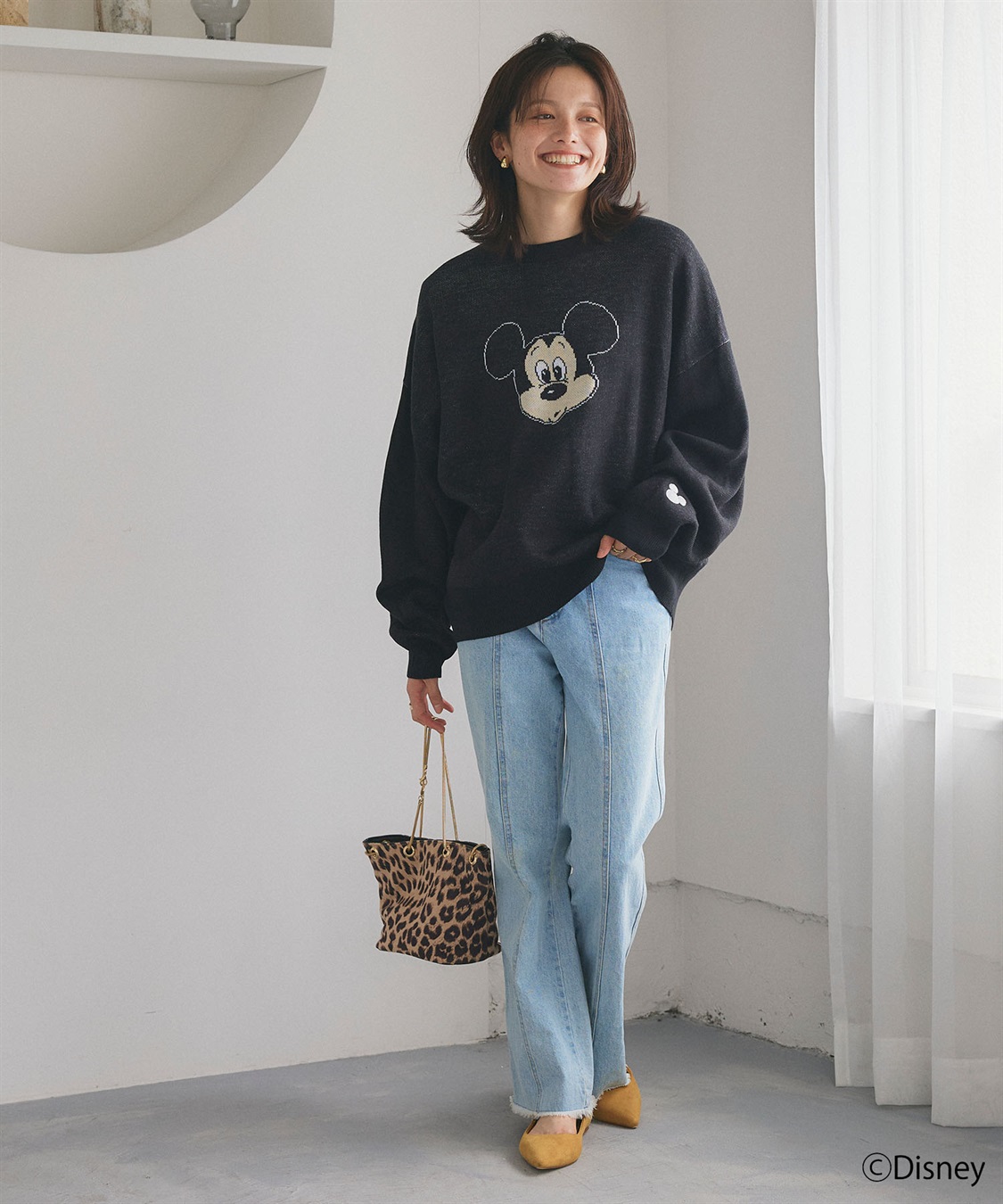 Life Style by cross marche 【Disney/ディズニー】Mickey Mouse/ミッキーマウス/ジャガードニットプルオーバー《新色追加》_sub_19