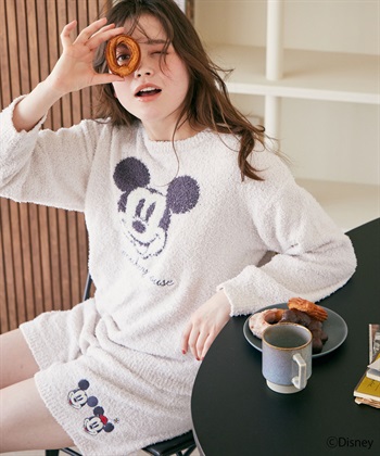 Life Style by cross marche 【週末限定SALE】【Disney/ディズニー】ミッキー/もこもこニットルームウェアハーフパンツ（トップス別売り）_subthumb_3