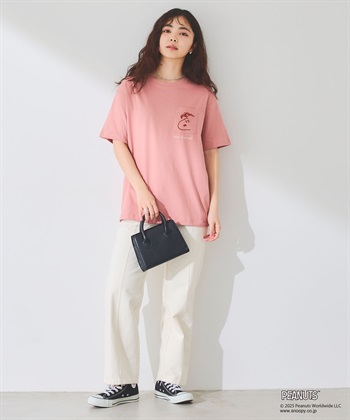 Life Style by cross marche 【PEANUTS/ピーナッツ】SNOOPY/スヌーピーポケット刺繍半袖Tシャツ_subthumb_7