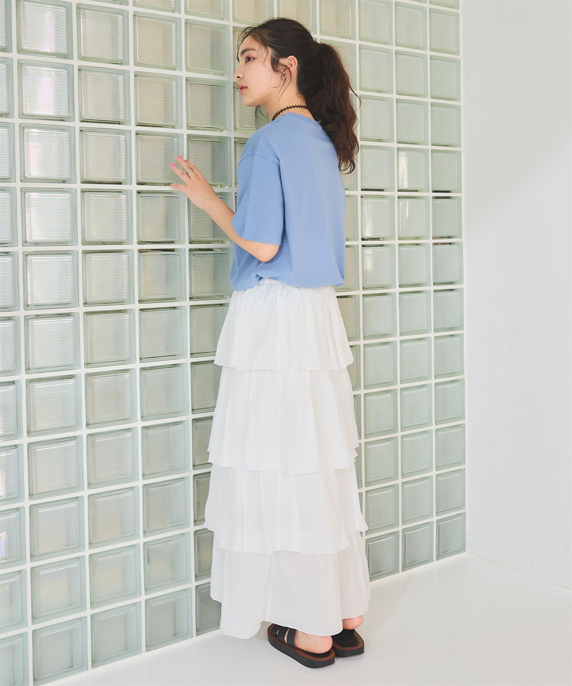 chara station 【PEANUTS/ピーナッツ】SNOOPY/スヌーピーハート刺繍ワンポイント半袖Tシャツ_sub_23