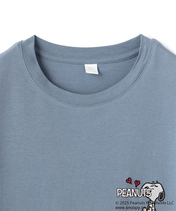 Life Style by cross marche 【PEANUTS/ピーナッツ】SNOOPY/スヌーピーハート刺繍ワンポイント半袖Tシャツ_subthumb_24