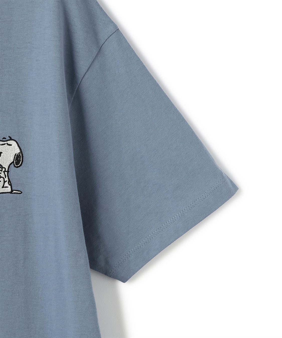 chara station 【PEANUTS/ピーナッツ】SNOOPY/スヌーピーハート刺繍ワンポイント半袖Tシャツ_sub_26