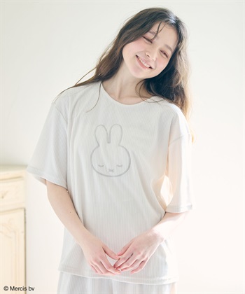 Life Style by cross marche 【週末限定SALE】【ミッフィー/miffy】パイルTシャツ◆セットアップ着用可※パンツ別売り◆《大きいサイズ有》_subthumb_3