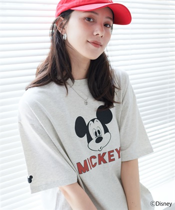 Life Style by cross marche 【Disney/ディズニー】ミッキーフェイスプリントデザインTシャツ_subthumb_2