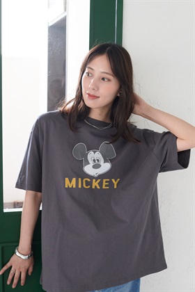Life Style by cross marche 【Disney/ディズニー】ミッキーフェイスプリントデザインTシャツ_subthumb_8