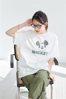 Life Style by cross marche 【Disney/ディズニー】ミッキーフェイスプリントデザインTシャツ_subthumb_14