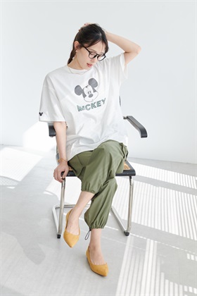 Life Style by cross marche 【Disney/ディズニー】ミッキーフェイスプリントデザインTシャツ_subthumb_15