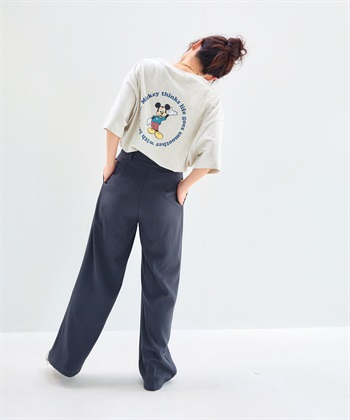 Life Style by cross marche 【Disney/ディズニー】ポケット付ミッキーグラフィックバックプリント半袖Tシャツ_subthumb_2