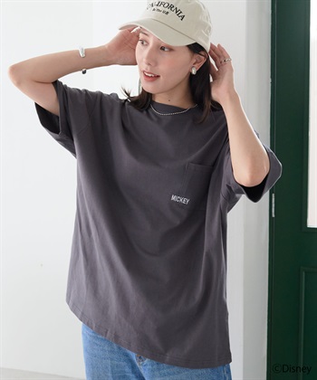Life Style by cross marche 【Disney/ディズニー】ポケット付ミッキーグラフィックバックプリント半袖Tシャツ_subthumb_11