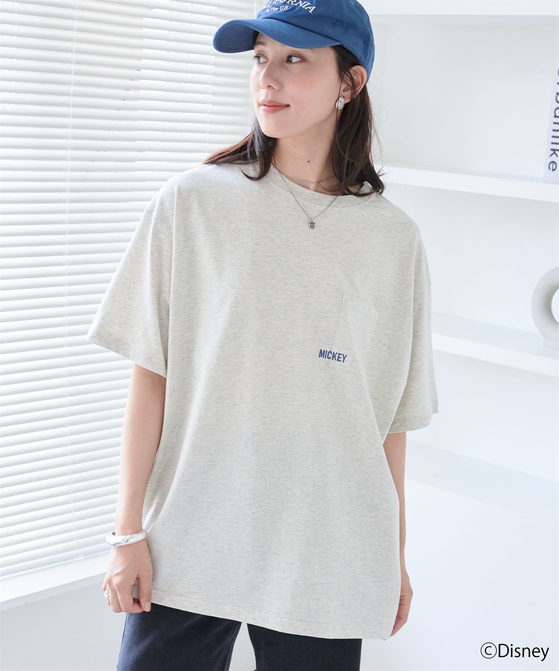 chara station 【Disney/ディズニー】ポケット付ミッキーグラフィックバックプリント半袖Tシャツ_sub_15