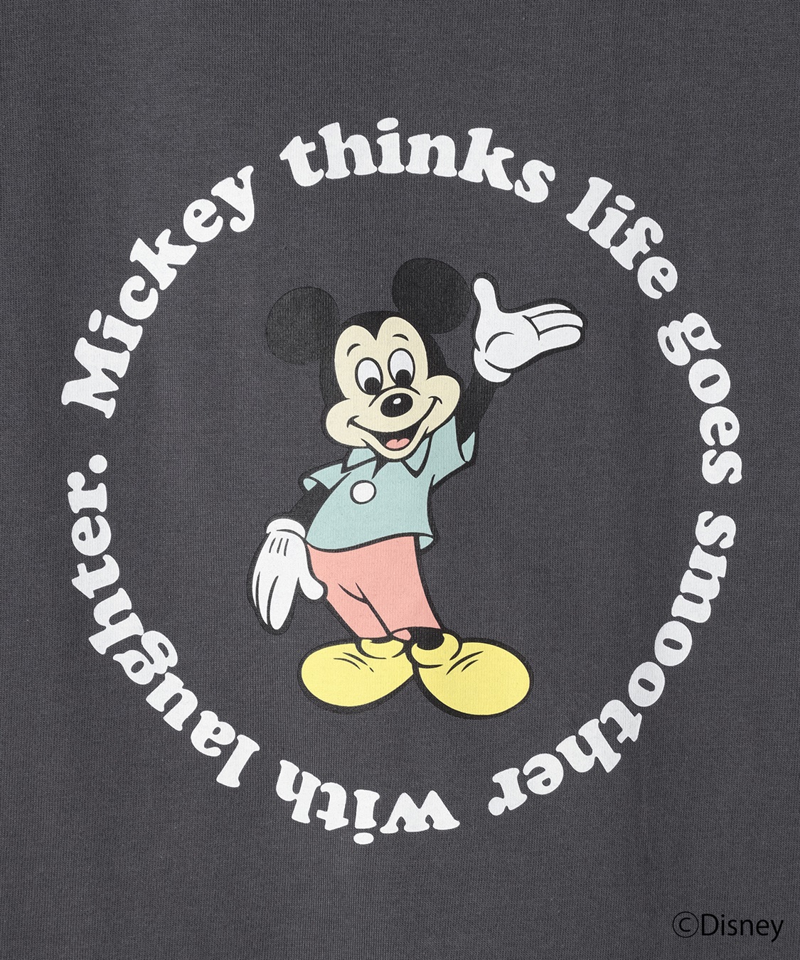 chara station 【Disney/ディズニー】ポケット付ミッキーグラフィックバックプリント半袖Tシャツ_sub_20