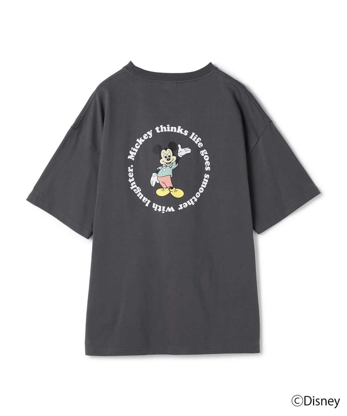 chara station 【Disney/ディズニー】ポケット付ミッキーグラフィックバックプリント半袖Tシャツ_sub_23