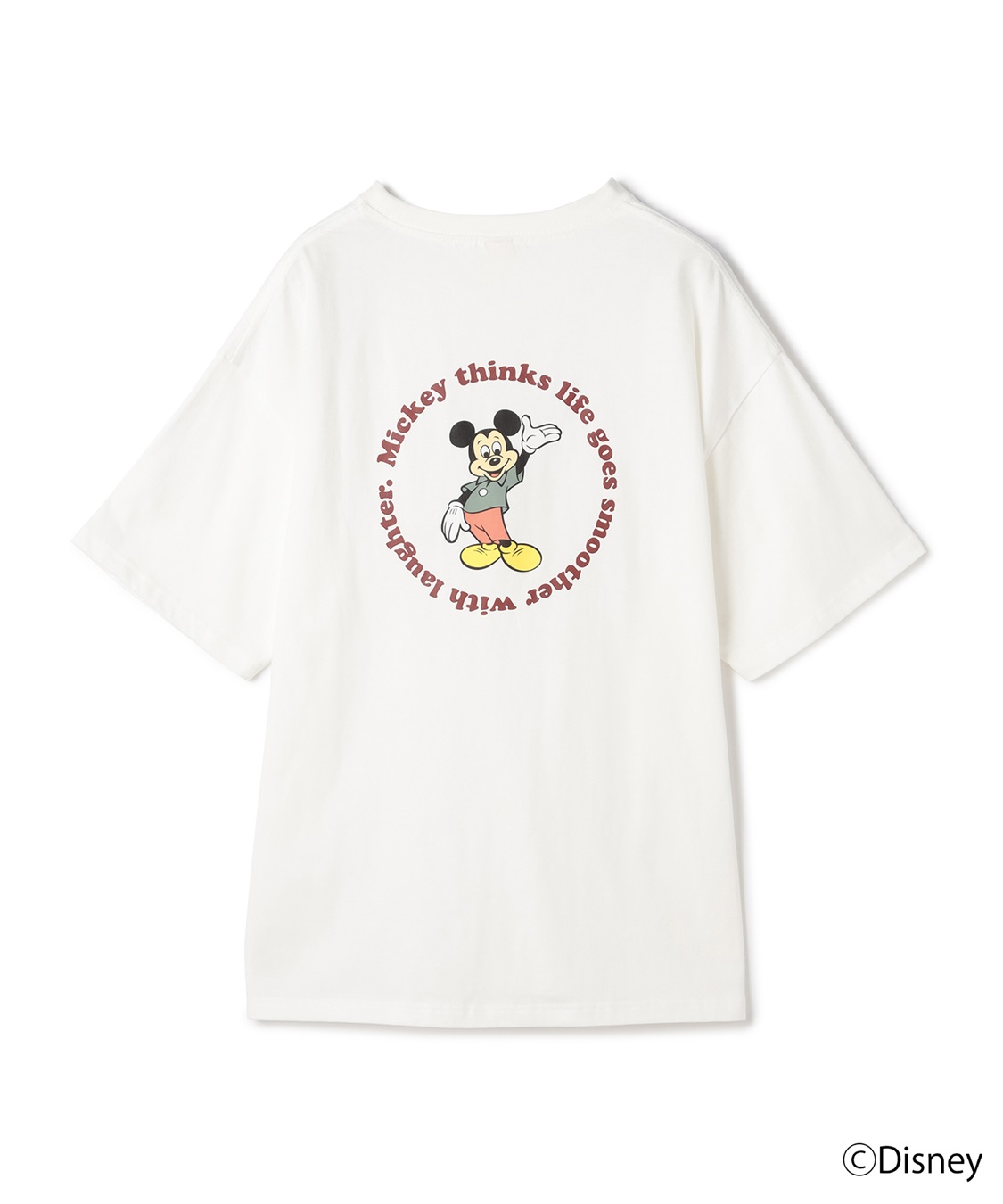 chara station 【Disney/ディズニー】ポケット付ミッキーグラフィックバックプリント半袖Tシャツ_sub_24