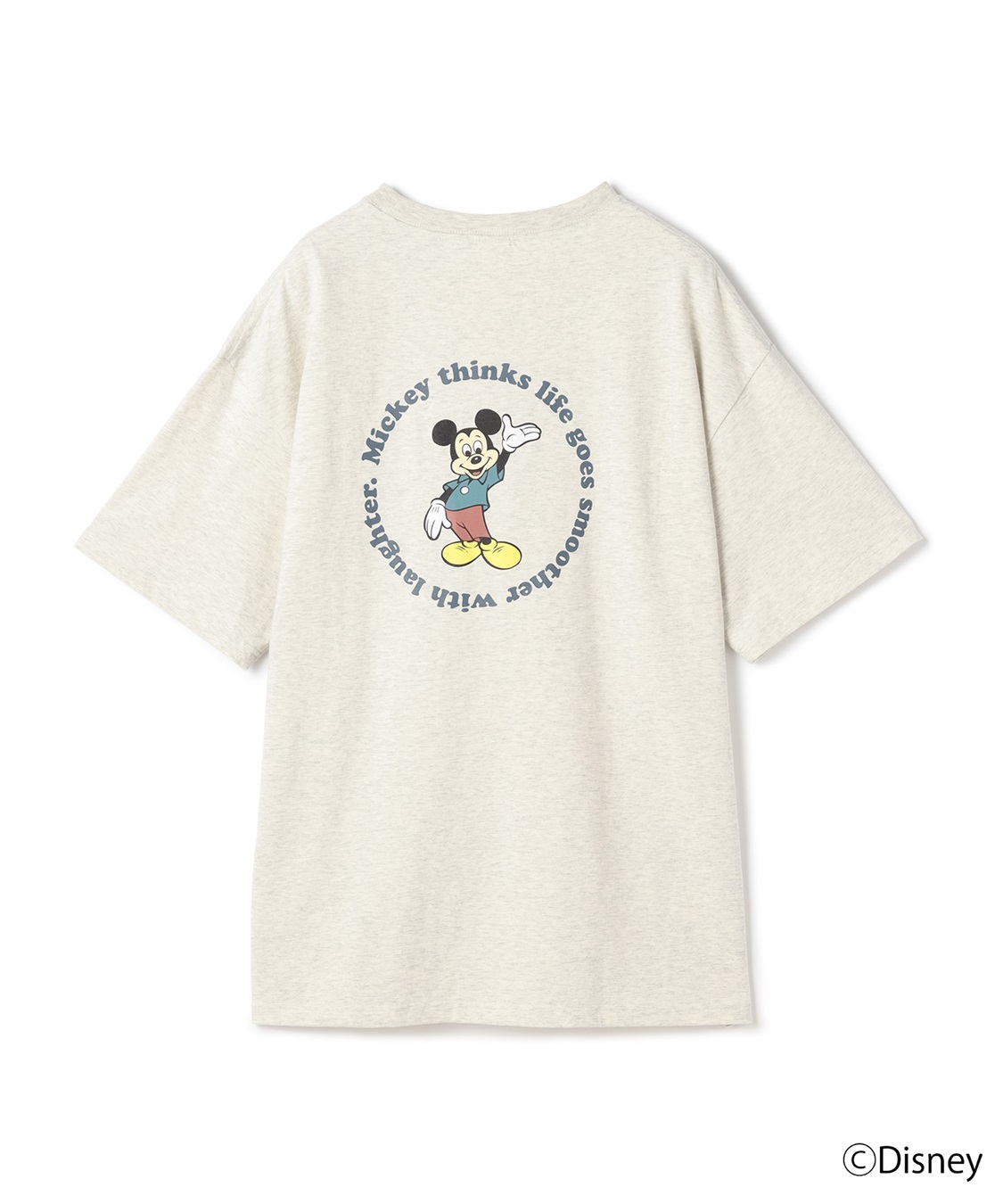 chara station 【Disney/ディズニー】ポケット付ミッキーグラフィックバックプリント半袖Tシャツ_sub_26