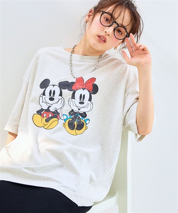 Life Style by cross marche 【Disney/ディズニー】ミッキー＆ミニープリント半袖Tシャツ_subthumb_9