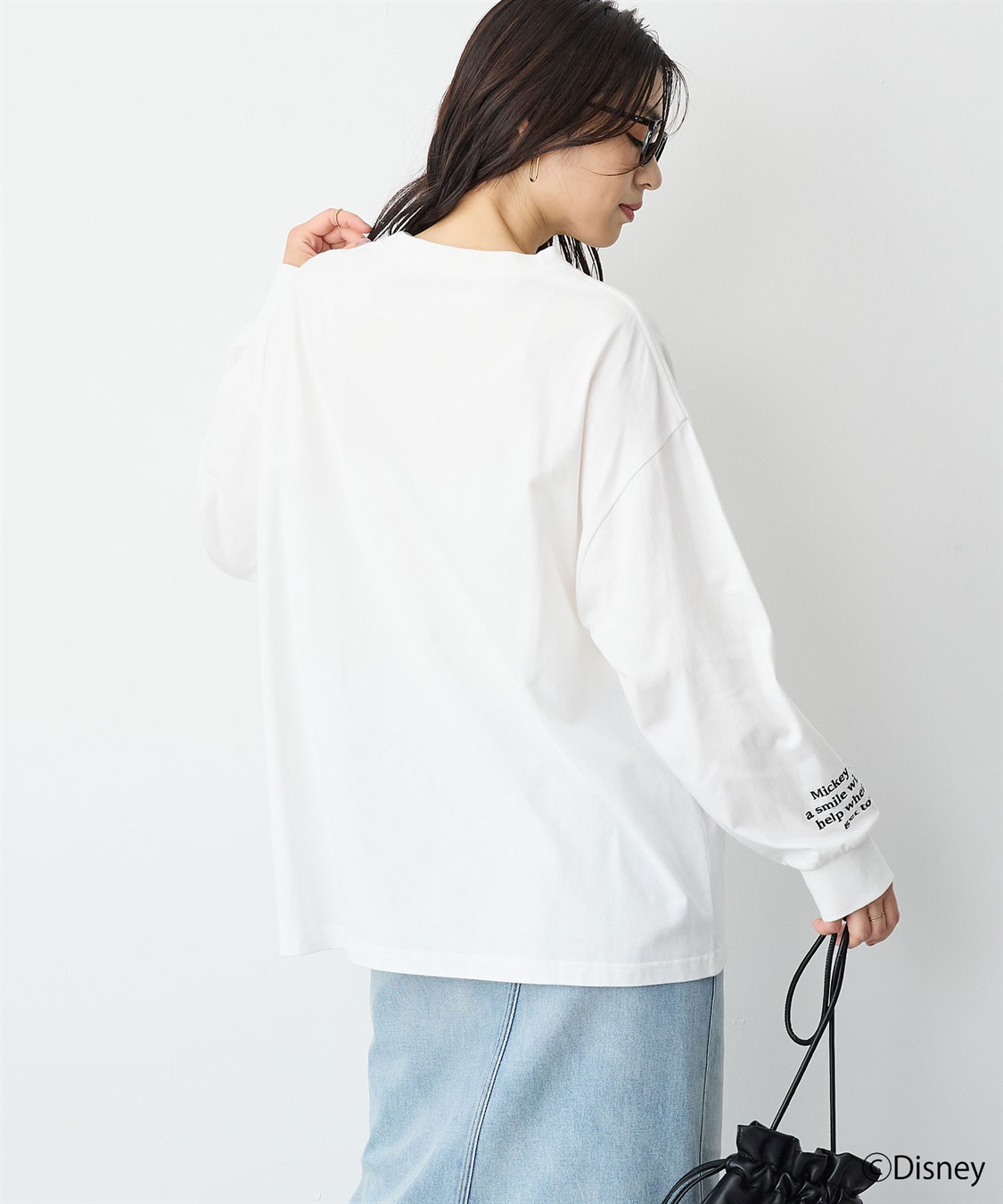 anyfee 【anyfee/プラスサイズ】《Disney/ディズニー》レタリングフロントプリントTシャツ_sub_13