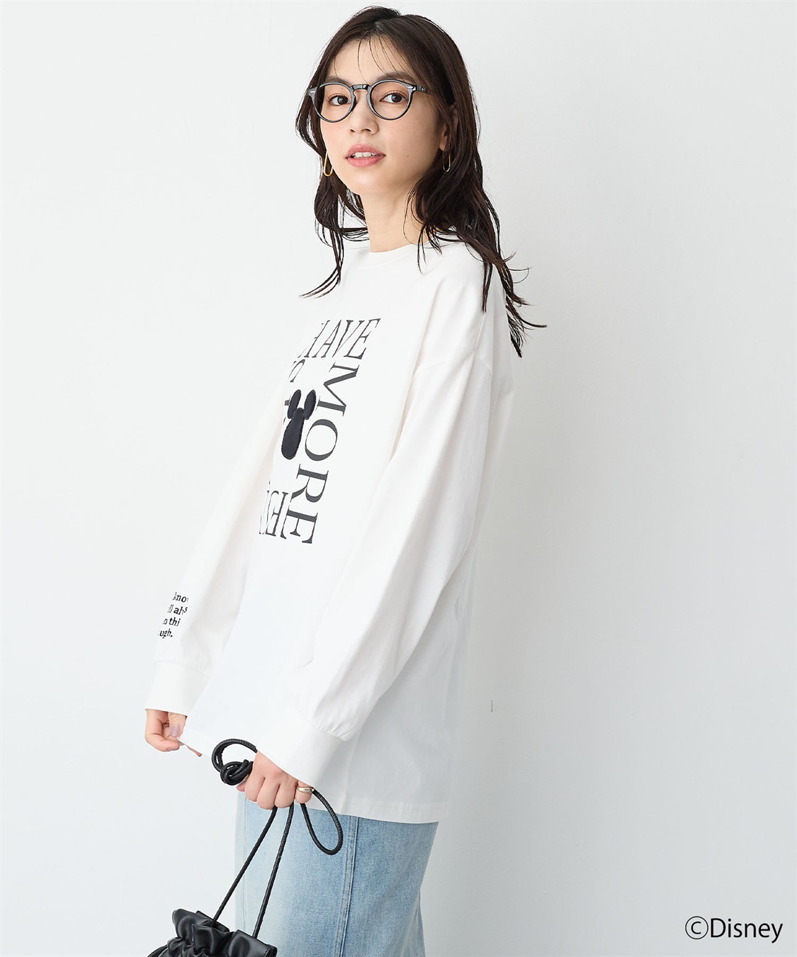 anyfee 【anyfee/プラスサイズ】《Disney/ディズニー》レタリングフロントプリントTシャツ_sub_14