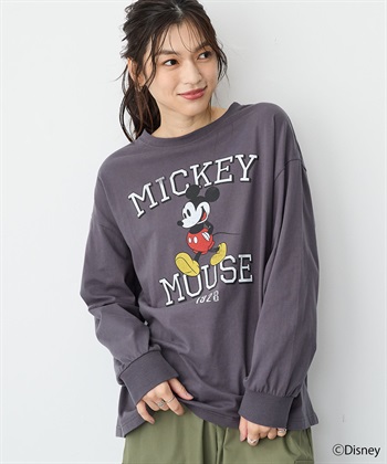 Life Style by cross marche 【anyfee/プラスサイズ】《Disney/ディズニー》ミッキーマウスオールドグラフィックプリントTシャツ_subthumb_5