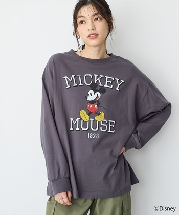 Life Style by cross marche 【anyfee/プラスサイズ】《Disney/ディズニー》ミッキーマウスオールドグラフィックプリントTシャツ_subthumb_8