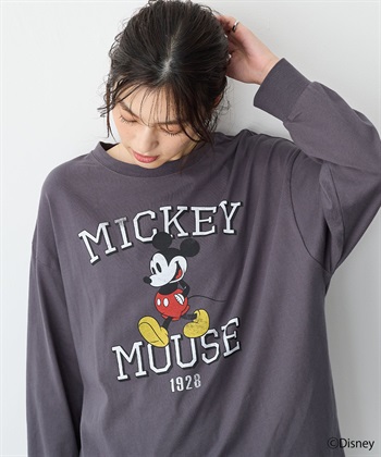 Life Style by cross marche 【anyfee/プラスサイズ】《Disney/ディズニー》ミッキーマウスオールドグラフィックプリントTシャツ_subthumb_12