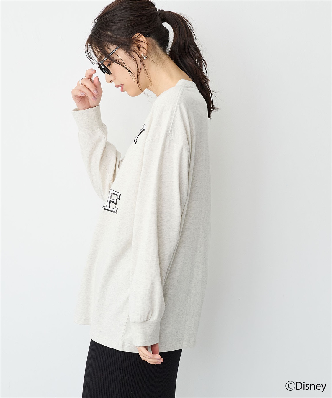 anyfee 【anyfee/プラスサイズ】《Disney/ディズニー》ミッキーマウスオールドグラフィックプリントTシャツ_sub_15