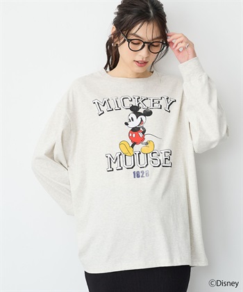 Life Style by cross marche 【anyfee/プラスサイズ】《Disney/ディズニー》ミッキーマウスオールドグラフィックプリントTシャツ_subthumb_17