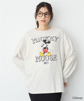Life Style by cross marche 【anyfee/プラスサイズ】《Disney/ディズニー》ミッキーマウスオールドグラフィックプリントTシャツ_subthumb_18