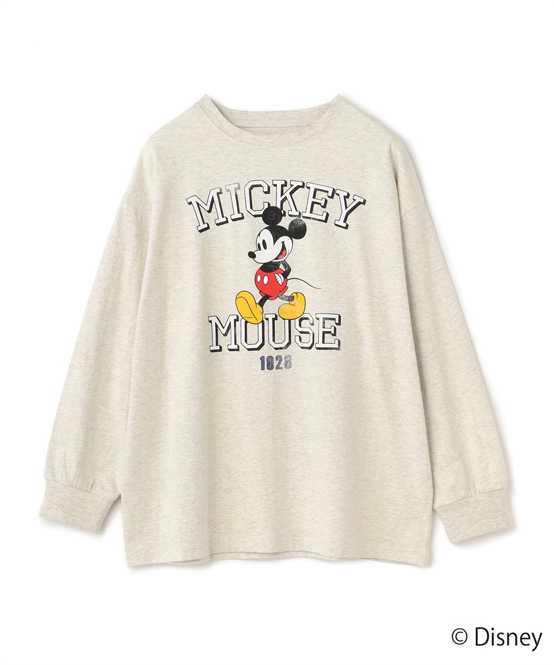 anyfee 【anyfee/プラスサイズ】《Disney/ディズニー》ミッキーマウスオールドグラフィックプリントTシャツ_sub_20