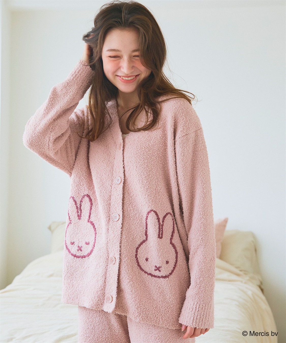 ミッフィースタイル限定】ニットカーディガン＊ブラウン