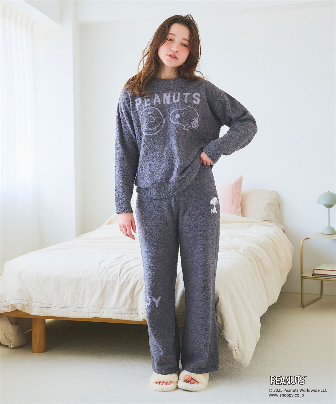 chara station 【PEANUTS/ピーナッツ】SNOOPYもこもこルームウェアロングパンツ（上下別売り）_sub_23