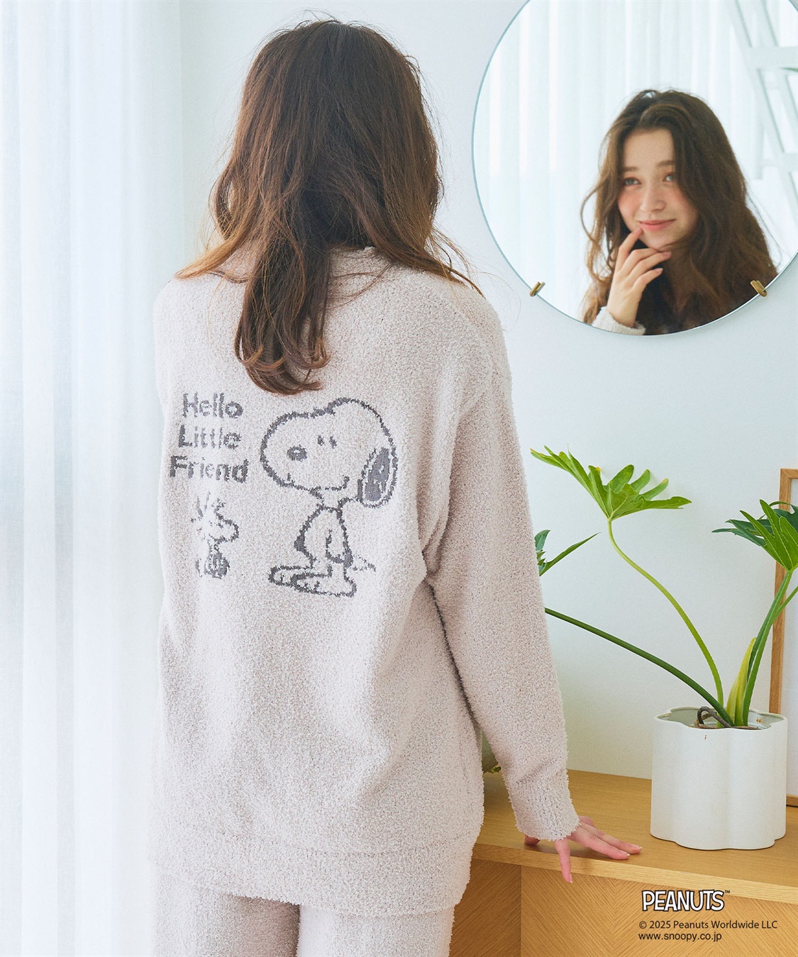 PEANUTS/ピーナッツ】SNOOPYもこもこルームウェアカーディガン