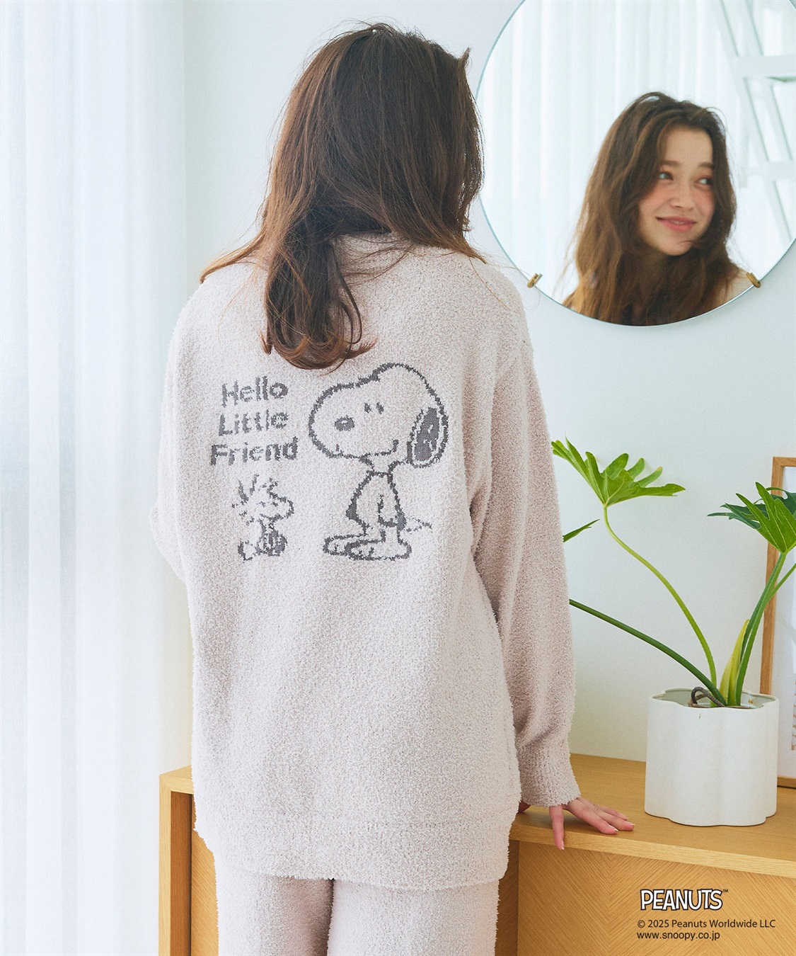 chara station 【PEANUTS/ピーナッツ】SNOOPY/スヌーピーもこもこルームウェアカーディガン（上下別売り）_sub_6