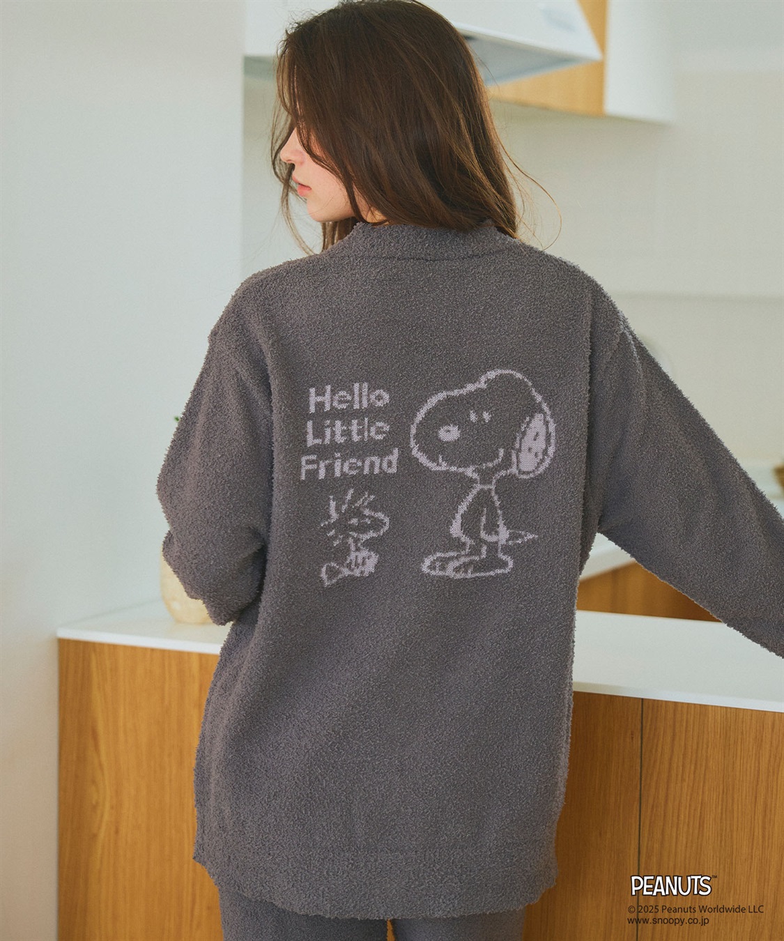 chara station 【PEANUTS/ピーナッツ】SNOOPY/スヌーピーもこもこルームウェアカーディガン（上下別売り）_sub_11