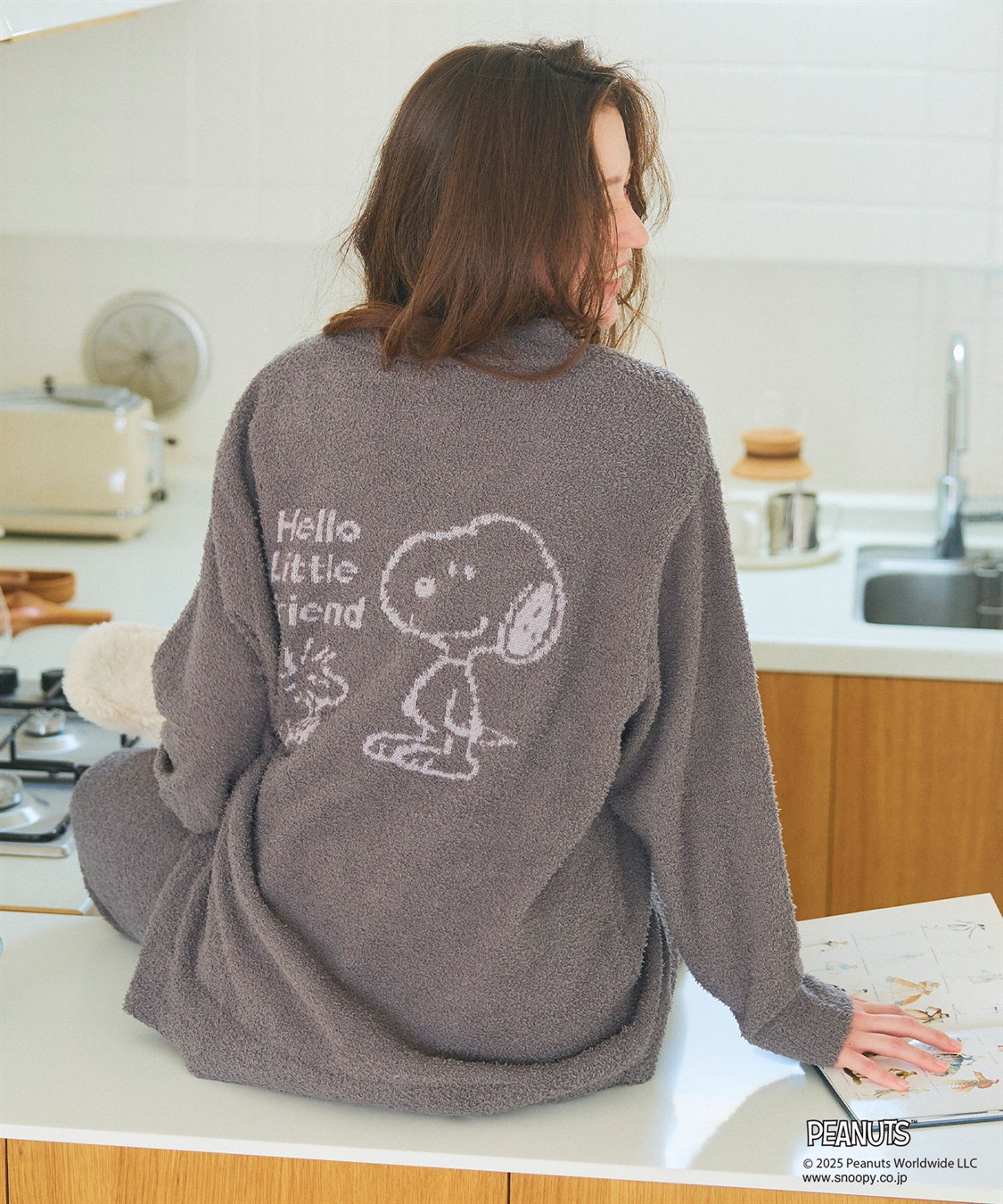 chara station 【PEANUTS/ピーナッツ】SNOOPY/スヌーピーもこもこルームウェアカーディガン（上下別売り）_sub_13