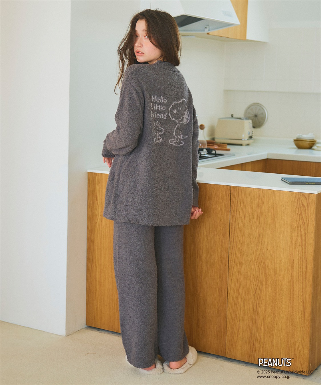 chara station 【PEANUTS/ピーナッツ】SNOOPY/スヌーピーもこもこルームウェアカーディガン（上下別売り）_sub_16