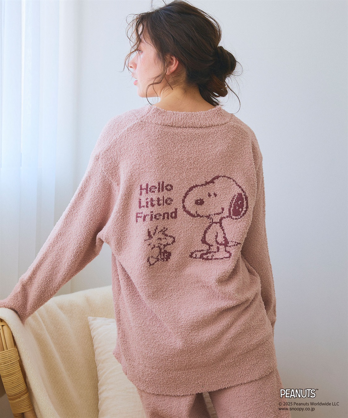 chara station 【PEANUTS/ピーナッツ】SNOOPY/スヌーピーもこもこルームウェアカーディガン（上下別売り）_sub_19