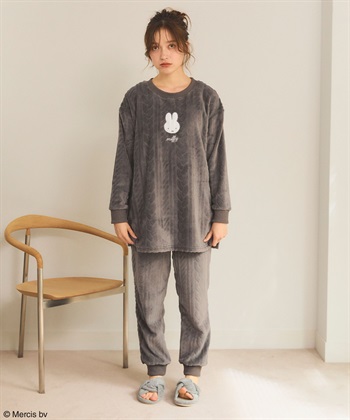 Life Style by cross marche 【miffy/ミッフィー】もこもこケーブルデザインフリースルームウェアパンツ《上下別売り》_subthumb_16