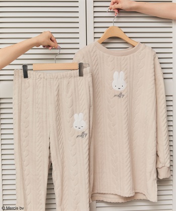 Life Style by cross marche 【miffy/ミッフィー】もこもこケーブルデザインフリースルームウェアパンツ《上下別売り》_subthumb_20