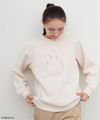 Life Style by cross marche 【miffy/ミッフィー】スリープ刺繍デザイン裏起毛プルオーバー（別注）_subthumb_20