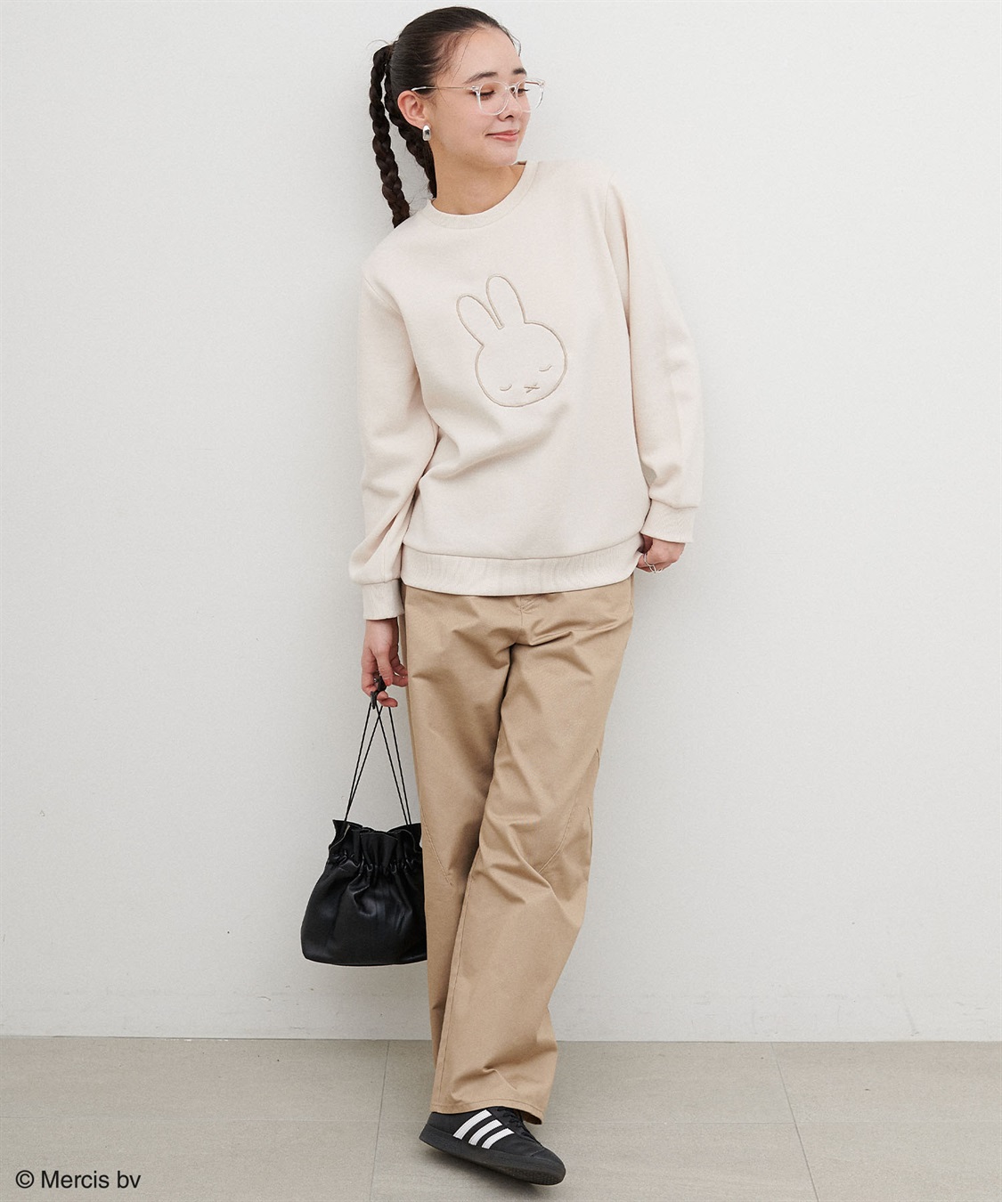 chara station 【miffy/ミッフィー】スリープ刺繍デザイン裏起毛プルオーバー（別注）_sub_22